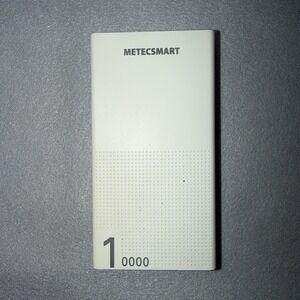 Metecsmart 10000mAh Power Bank Only  – Model A-627KN –  White - Pre Owned